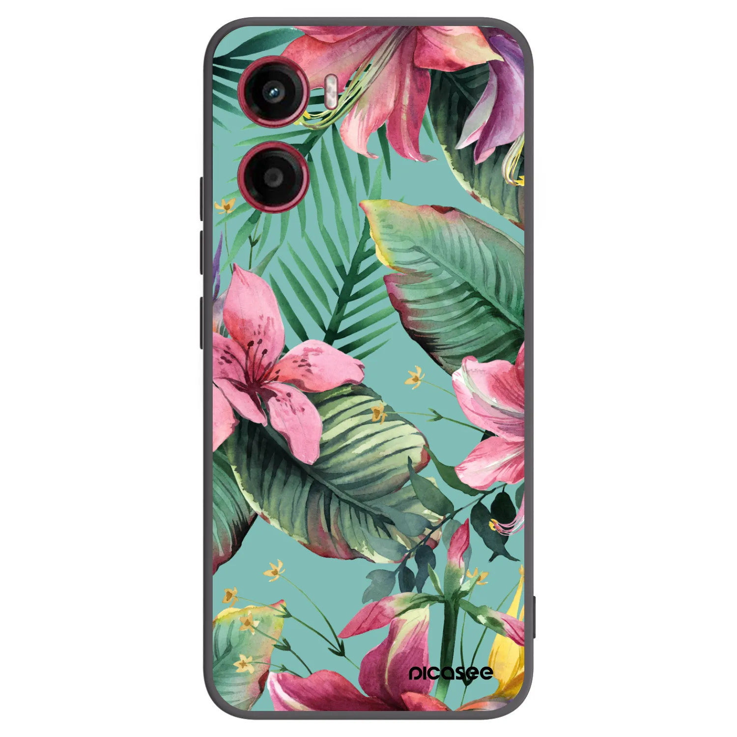 Picasee silikonowe czarne etui na Motorola Moto G05 - Hawaii