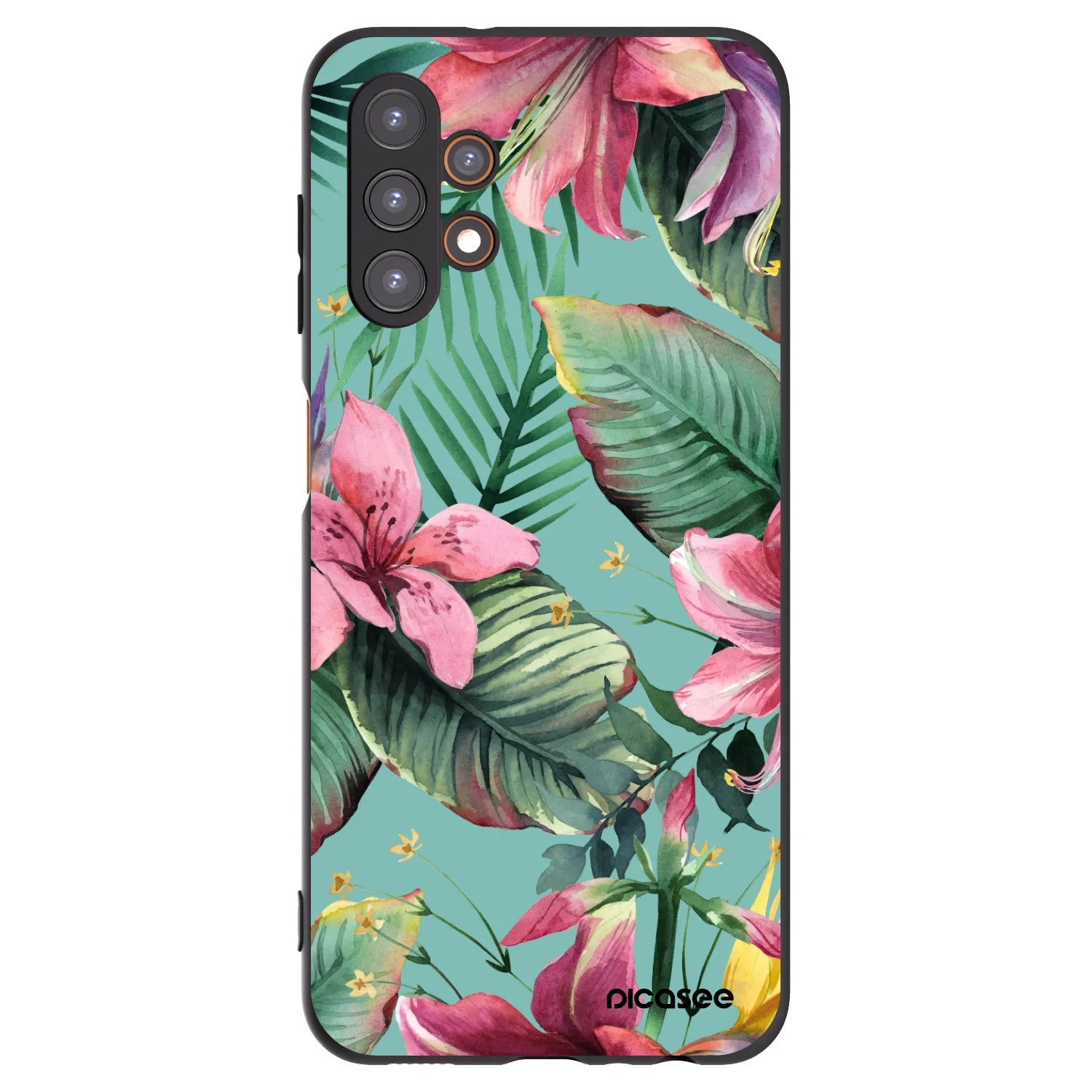 Picasee silikonowe czarne etui na Samsung Galaxy A13 5G - Hawaii