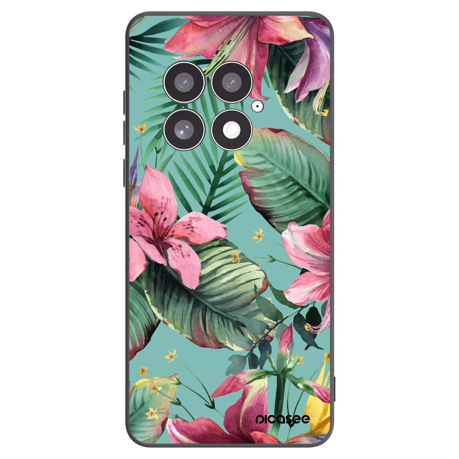 Picasee silikonowe czarne etui na OnePlus 13 5G - Hawaii