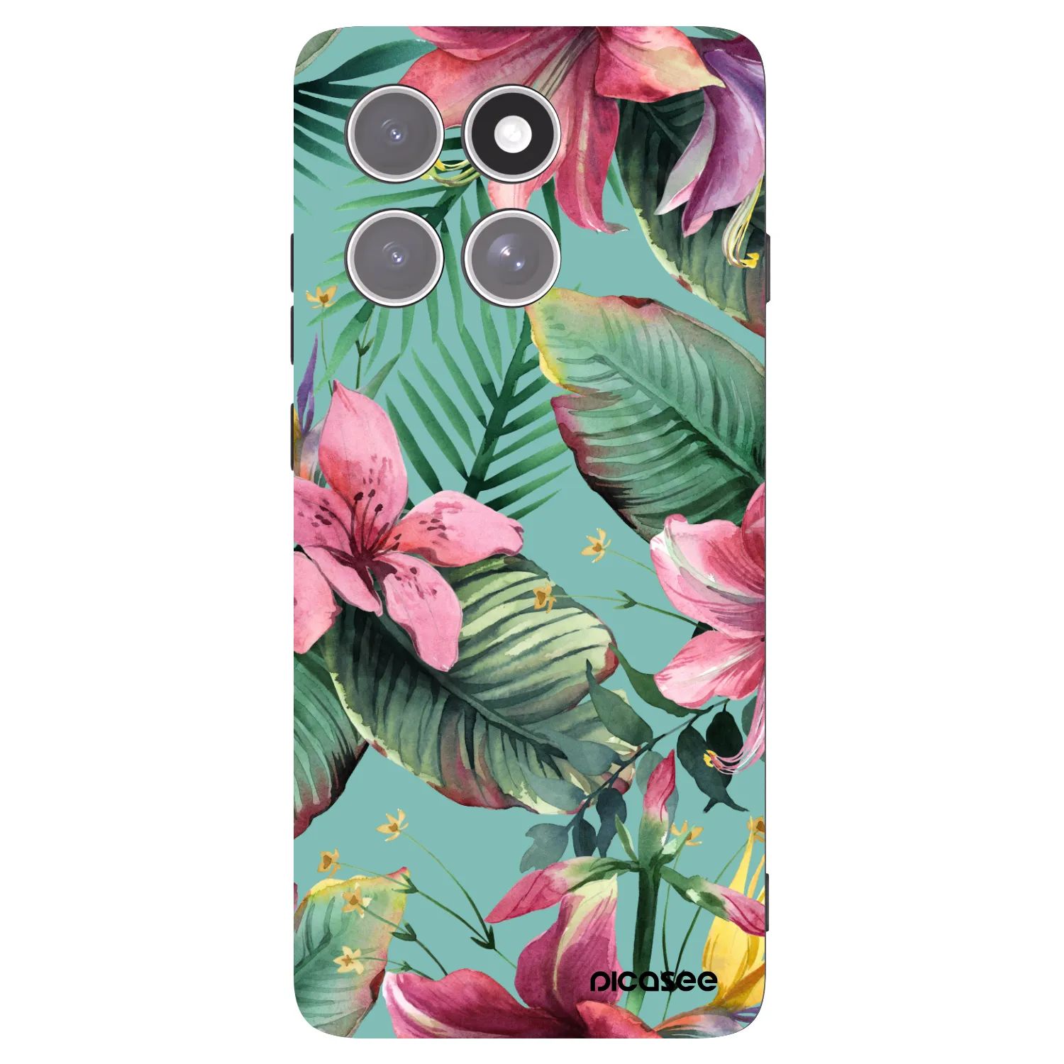 Picasee silikonowe czarne etui na Motorola Edge 60 Pro - Hawaii