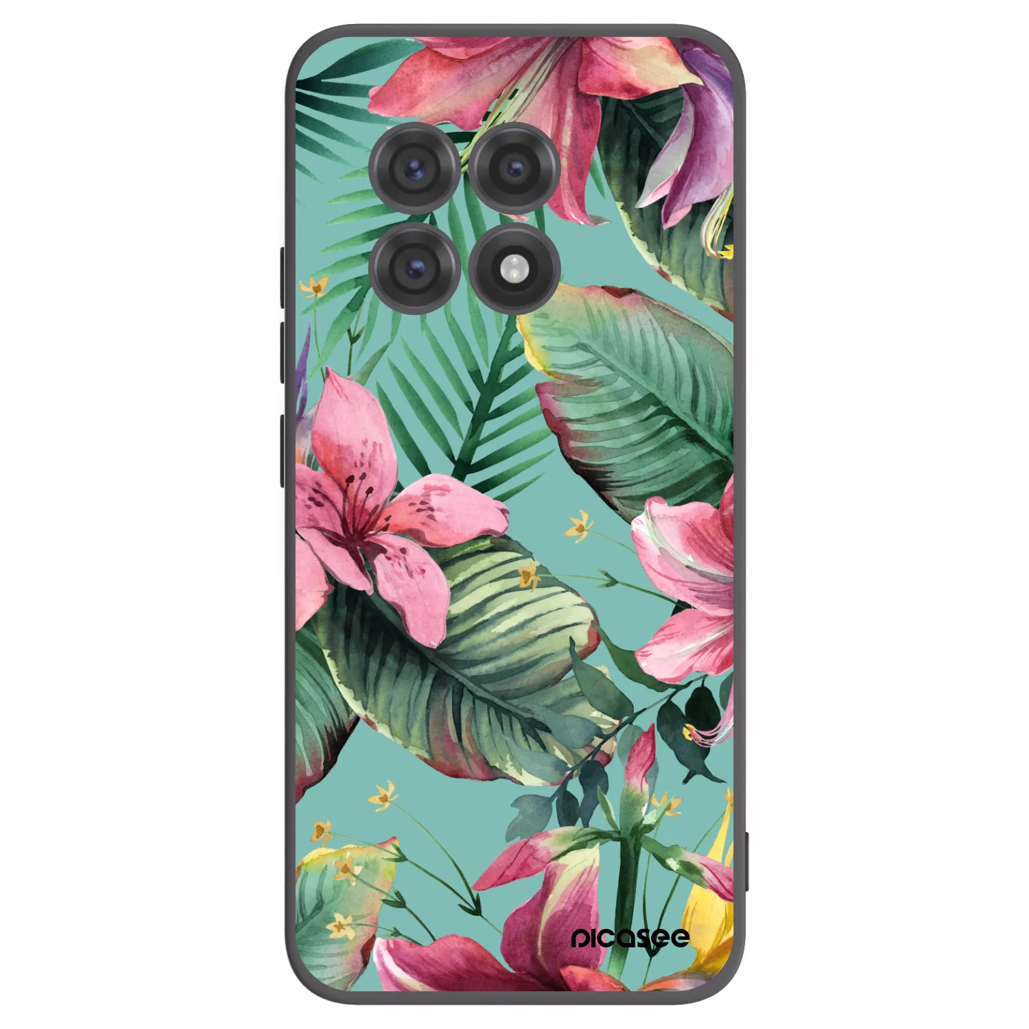 Picasee silikonowe czarne etui na OnePlus 13R 5G - Hawaii