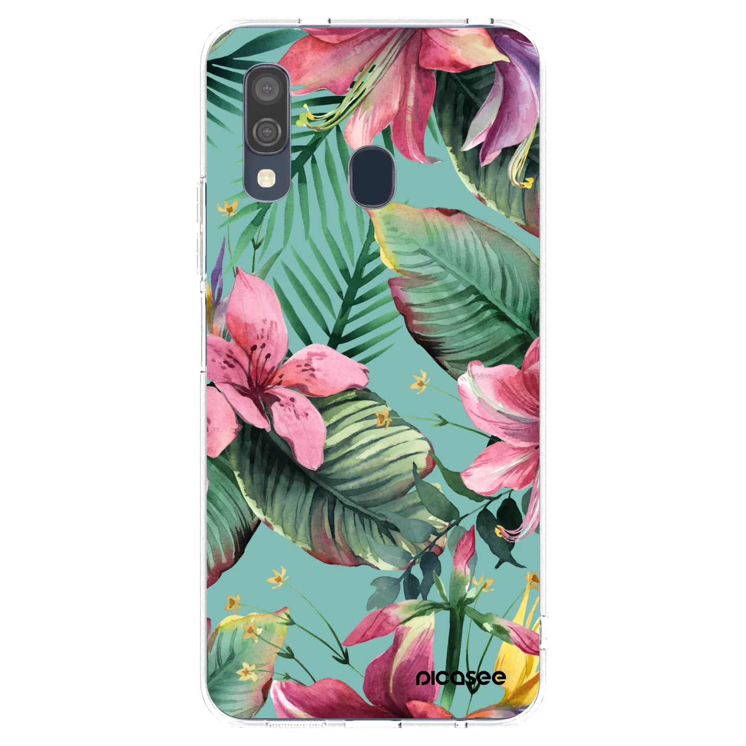 Picasee silikonowe przeźroczyste etui na Samsung Galaxy A40 A405F - Hawaii