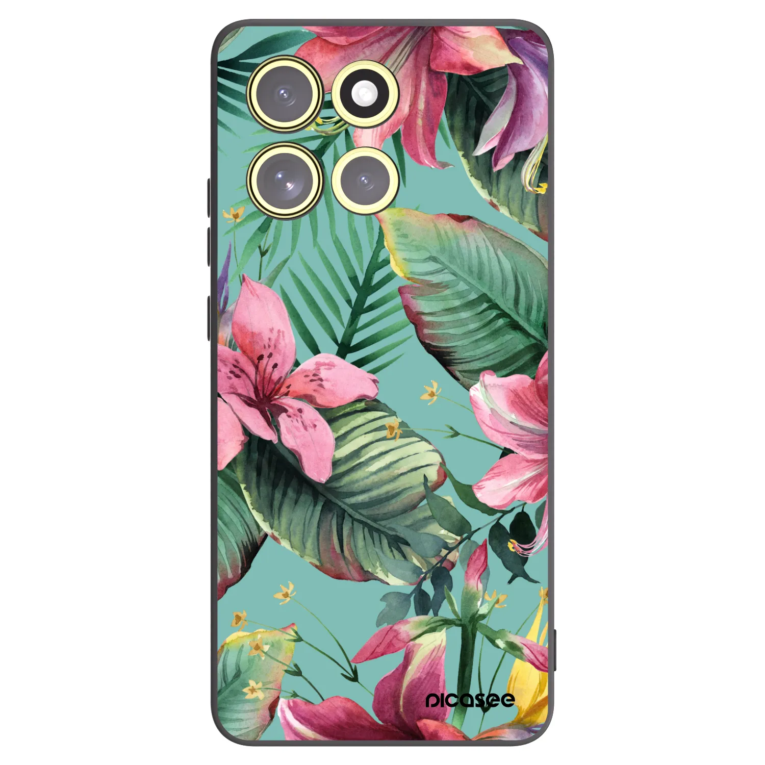 Picasee silikonowe czarne etui na Motorola Moto G86 5G - Hawaii
