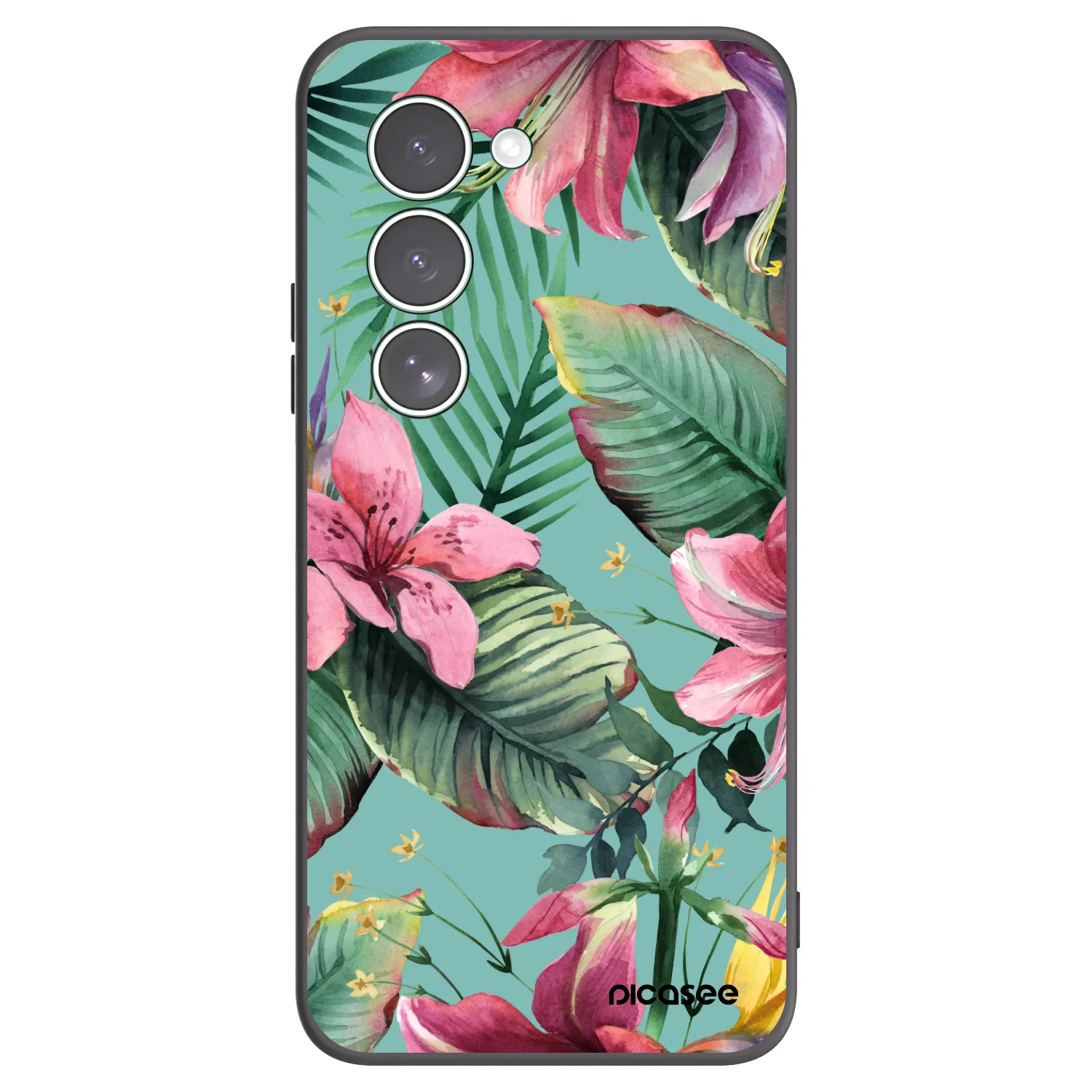 Picasee silikonowe czarne etui na Xiaomi Redmi 15 5G - Hawaii