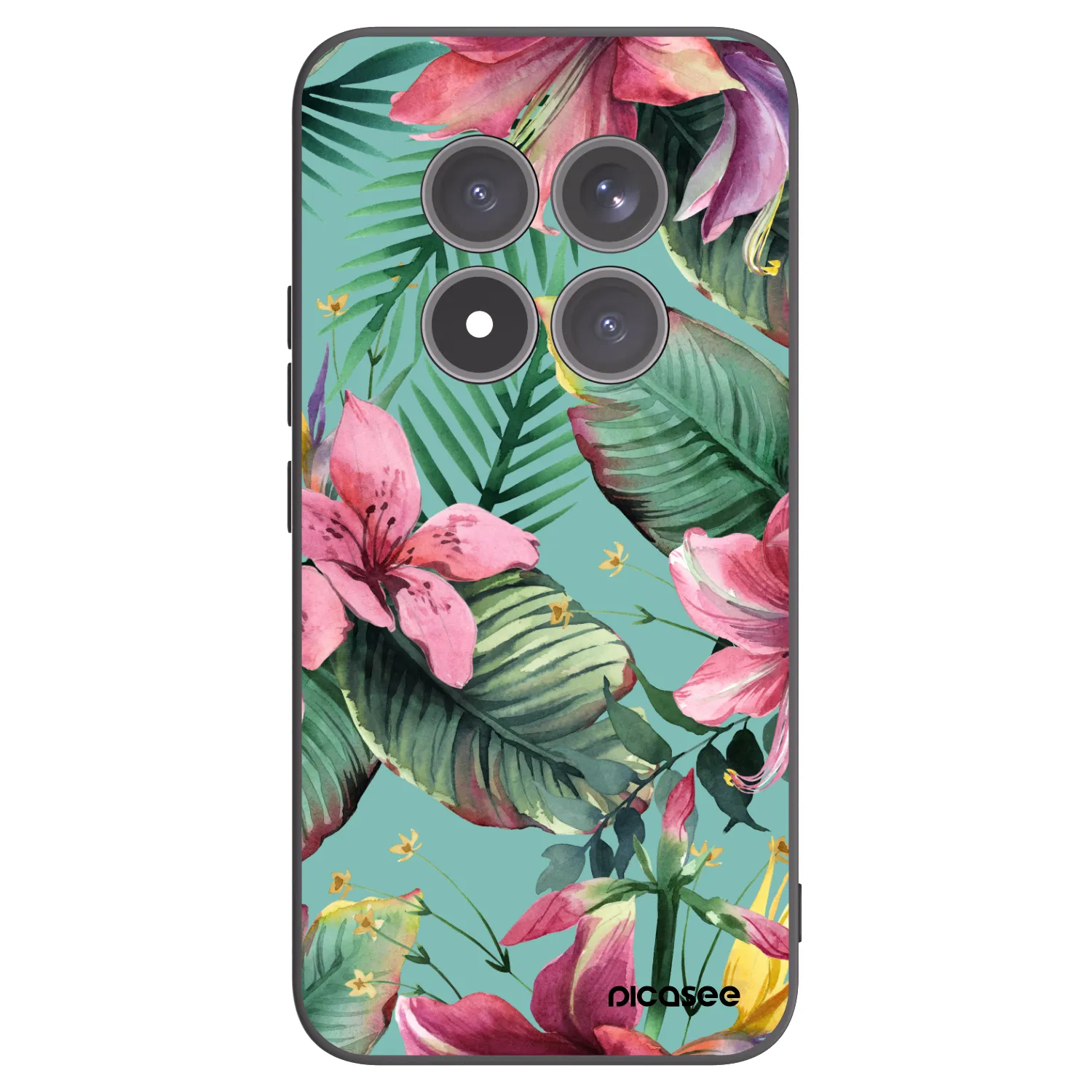 Picasee silikonowe czarne etui na Xiaomi Redmi Note 15 Pro+ - Hawaii