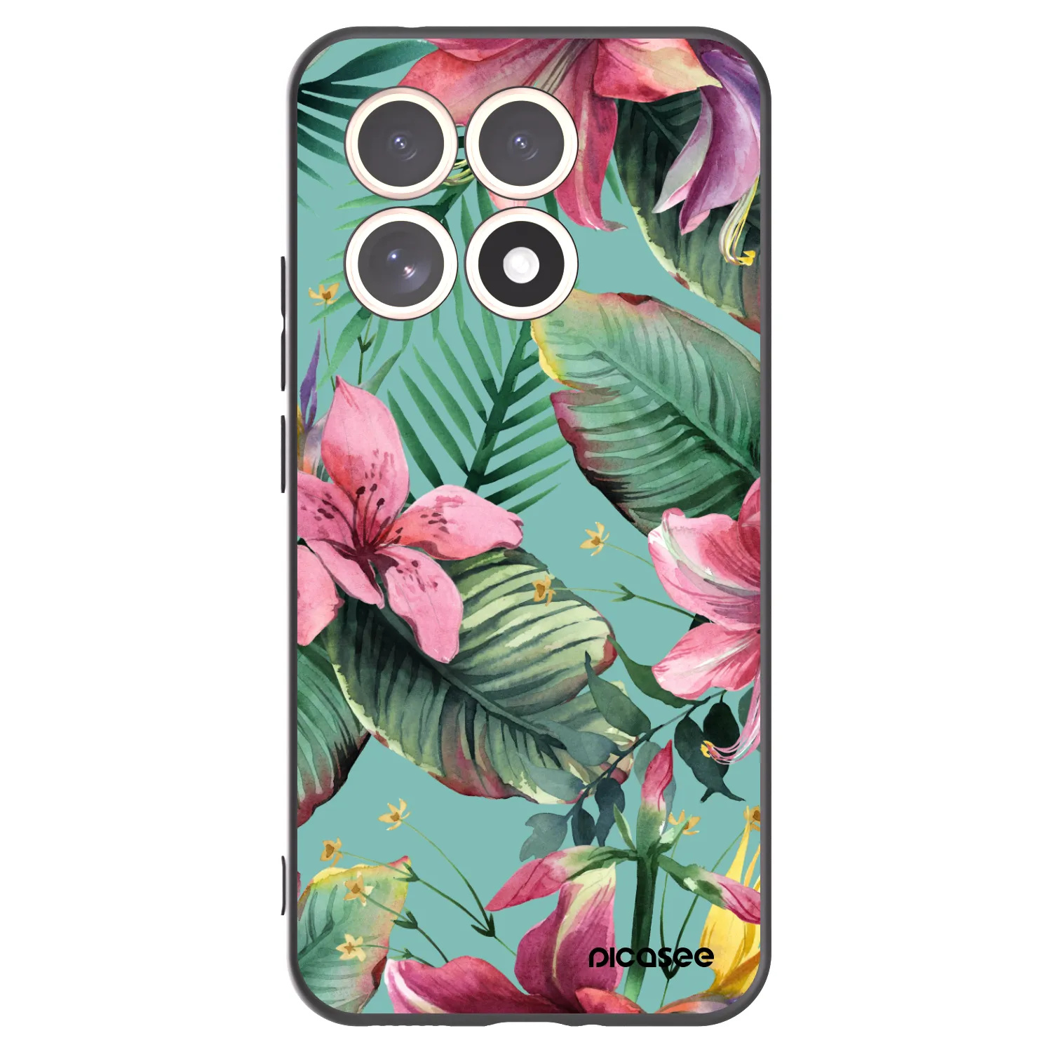 Picasee silikonowe czarne etui na Xiaomi 15T - Hawaii
