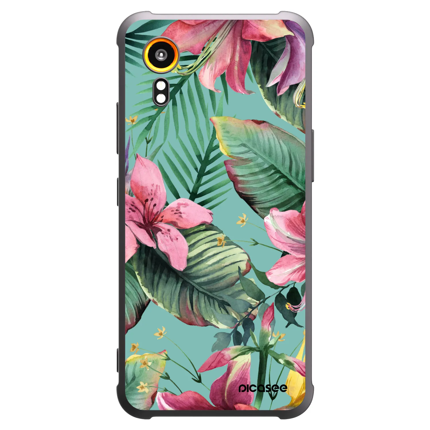 Picasee silikonowe czarne etui na Samsung Galaxy Xcover 7 - Hawaii