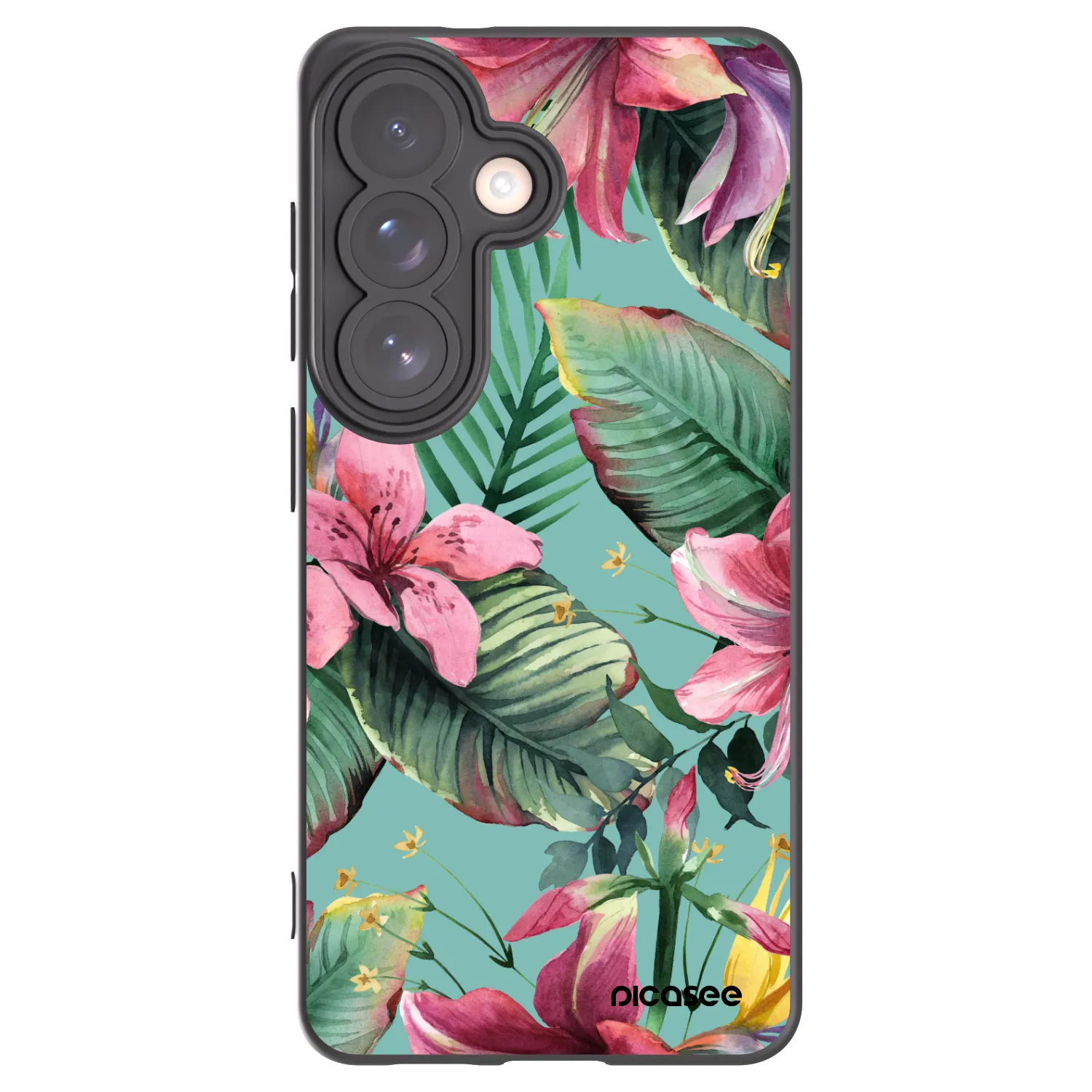 Picasee silikonowe czarne etui na Samsung Galaxy S26 - Hawaii