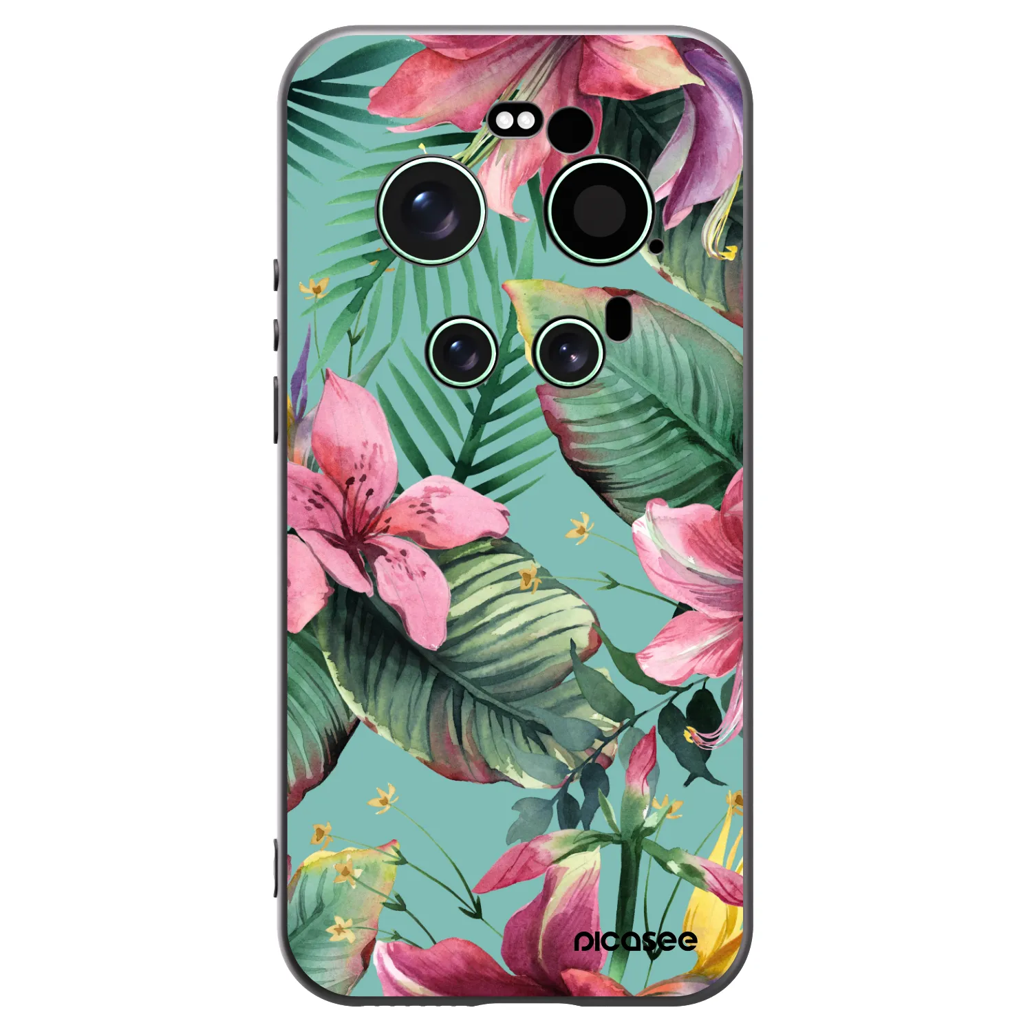 Picasee silikonowe czarne etui na Xiaomi 17 Ultra - Hawaii