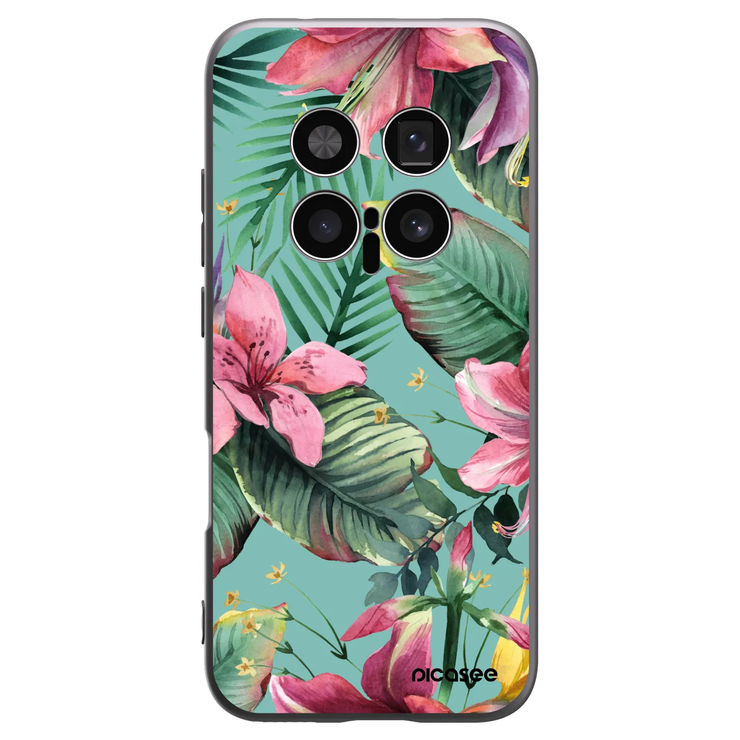 Picasee silikonowe czarne etui na Honor Magic8 Pro 5G - Hawaii