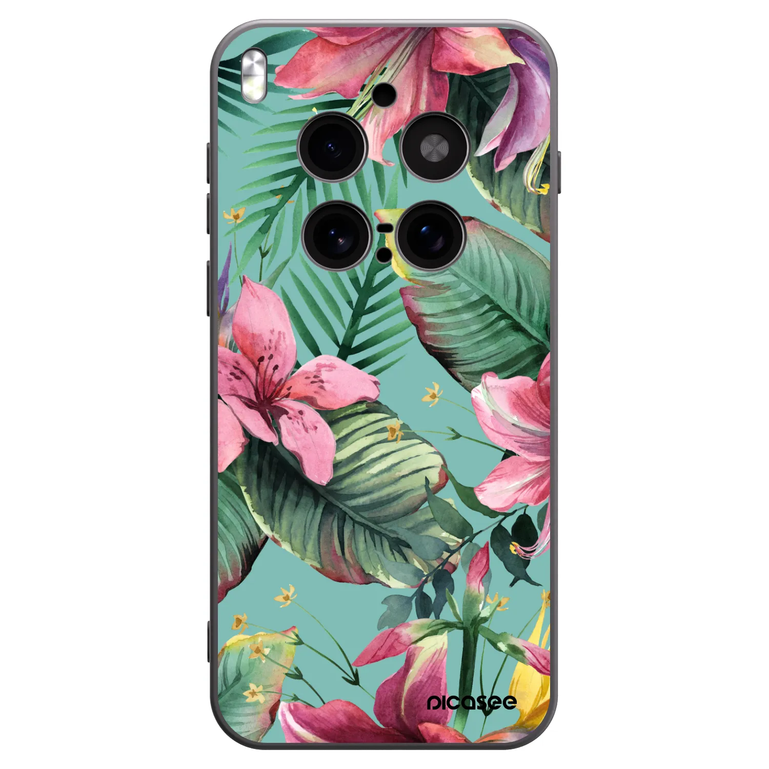 Picasee silikonowe czarne etui na Vivo X300 Pro - Hawaii