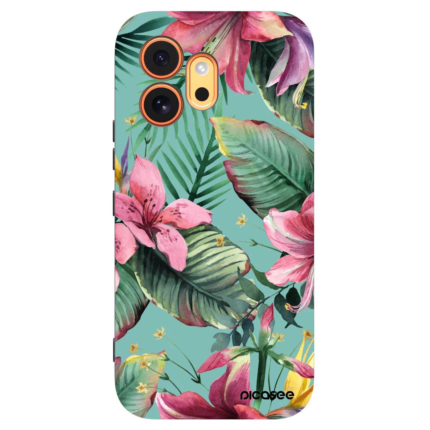 Picasee silikonowe czarne etui na Honor 600 - Hawaii