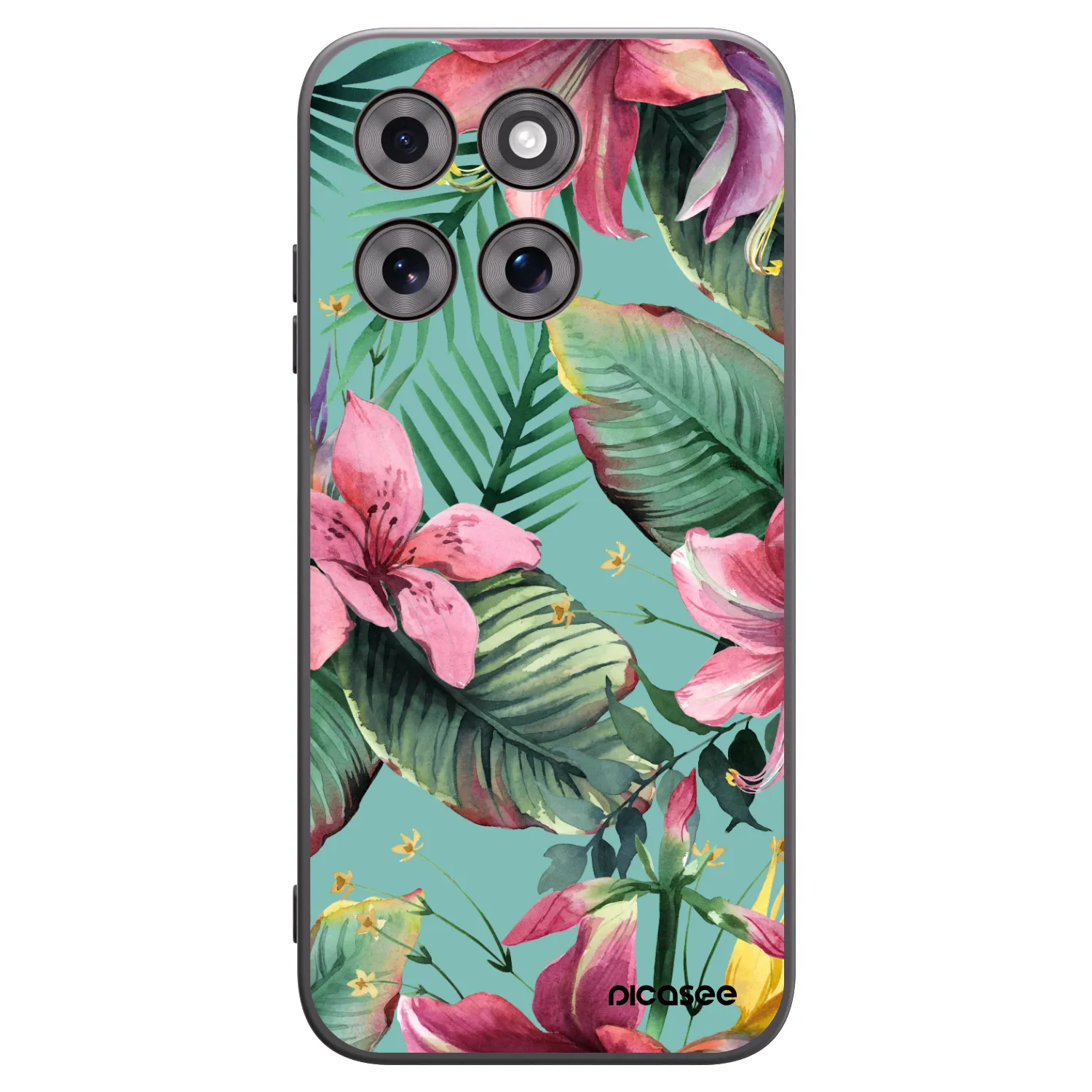 Picasee silikonowe czarne etui na Motorola Moto G77 - Hawaii