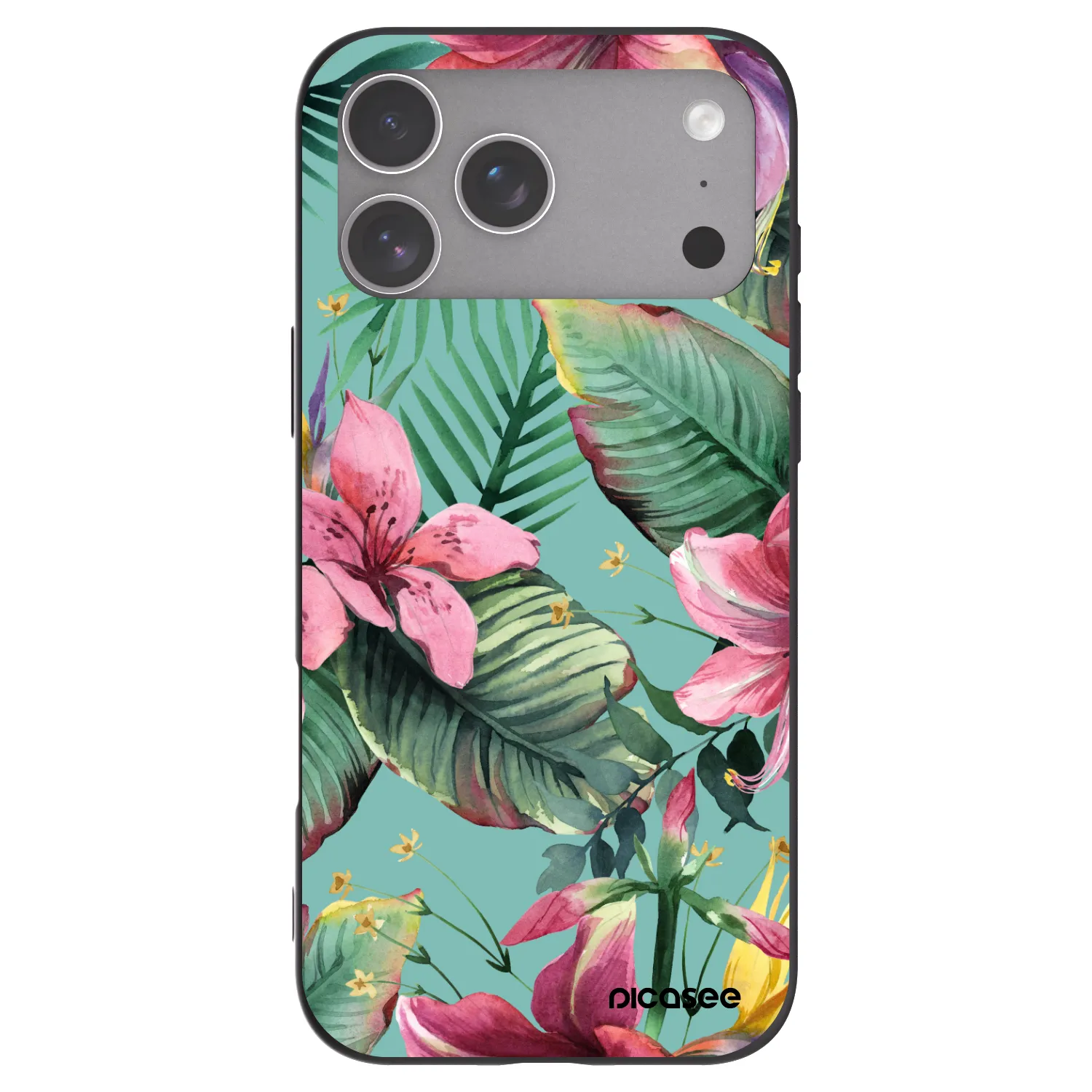 Picasee silikonowe czarne etui na Apple iPhone 18 Pro Max - Hawaii