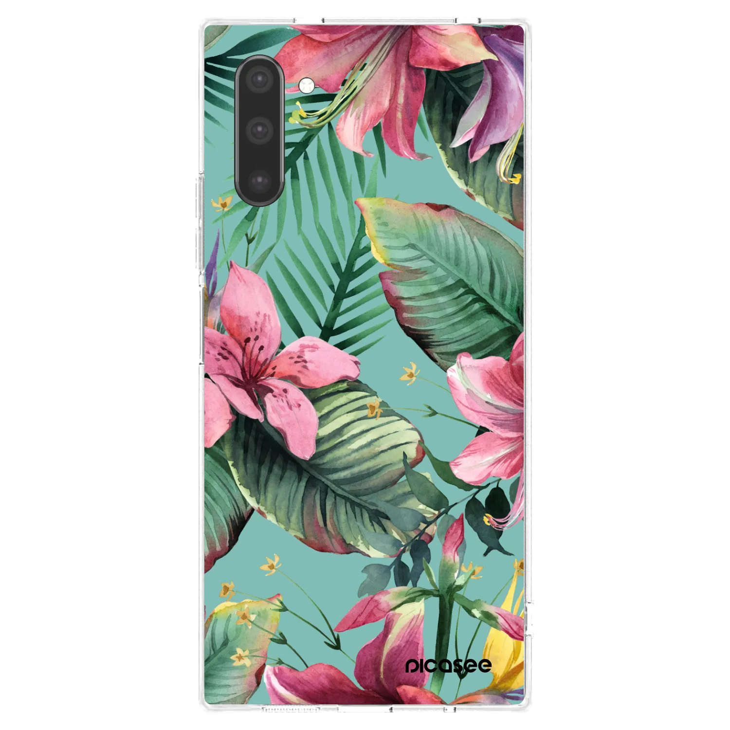 Picasee silikonowe przeźroczyste etui na Samsung Galaxy Note 10 N970F - Hawaii