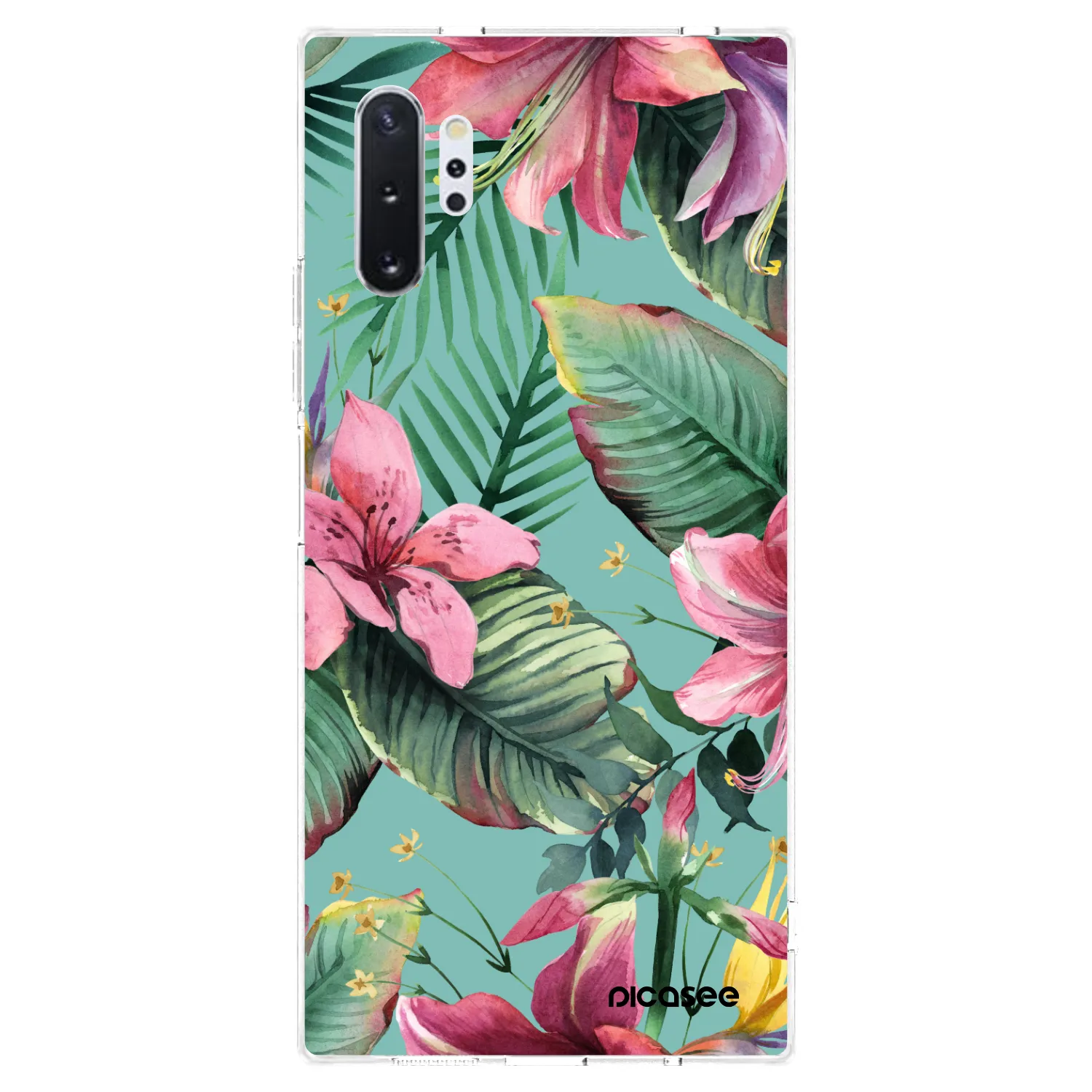 Picasee silikonowe przeźroczyste etui na Samsung Galaxy Note 10+ N975F - Hawaii