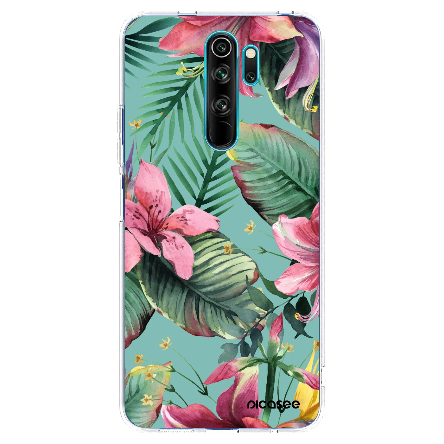 Picasee silikonowe przeźroczyste etui na Xiaomi Redmi Note 8 Pro - Hawaii