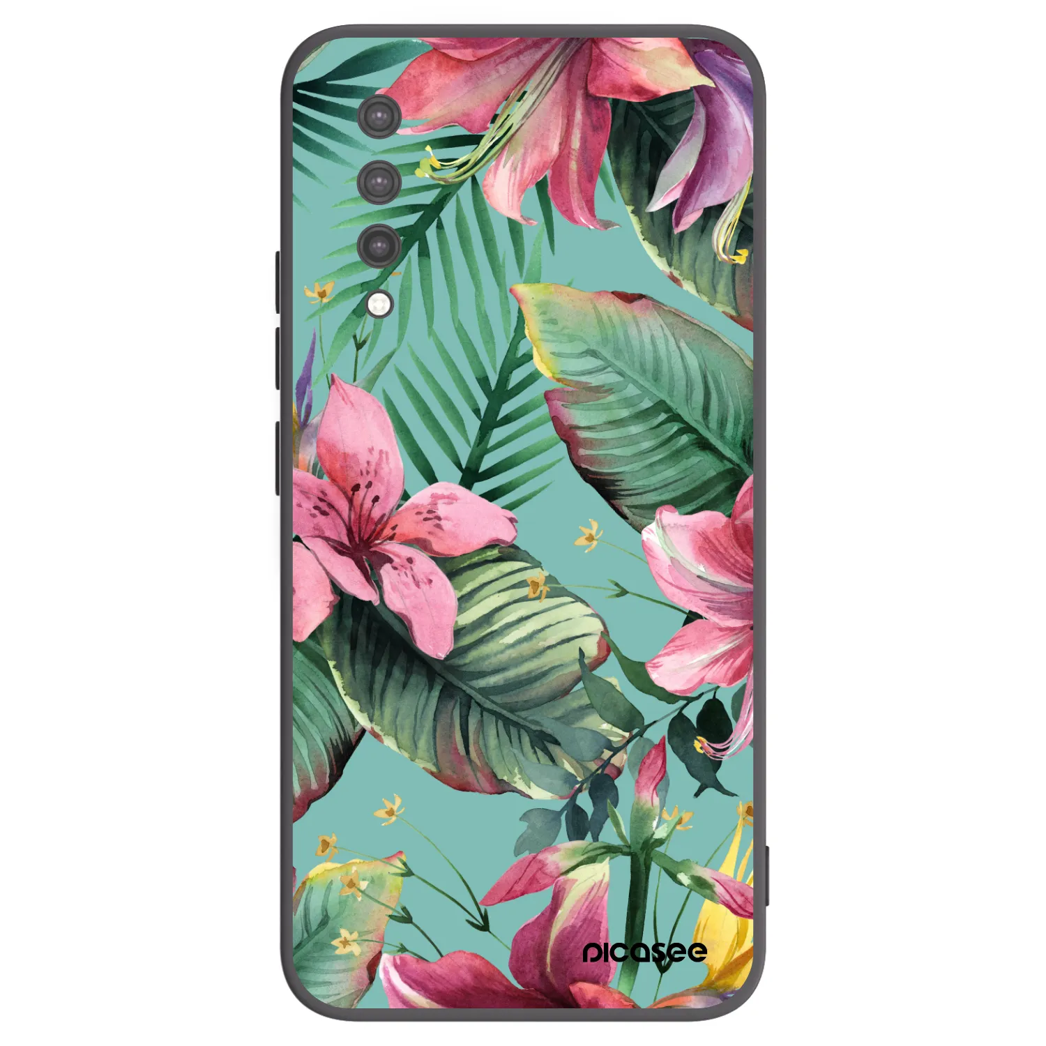 Picasee silikonowe czarne etui na Xiaomi Mi 9 Lite - Hawaii