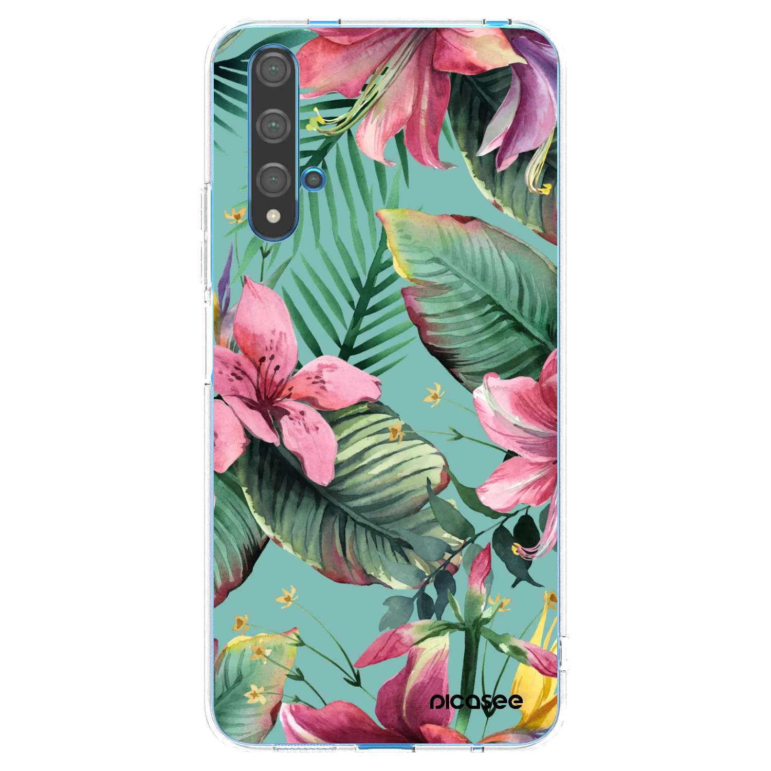 Picasee silikonowe przeźroczyste etui na Huawei Nova 5T - Hawaii