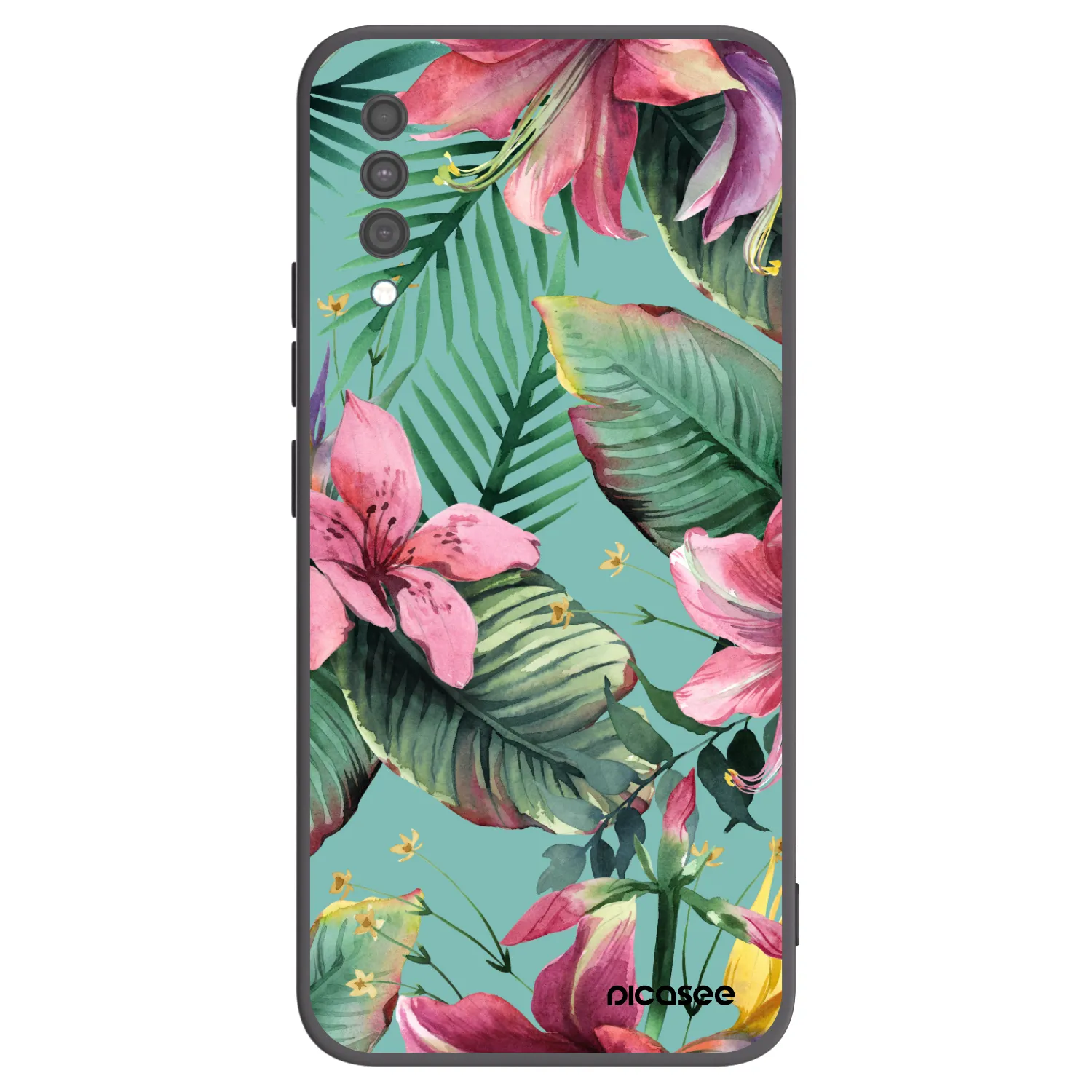 Picasee silikonowe czarne etui na Samsung Galaxy A30s A307F - Hawaii