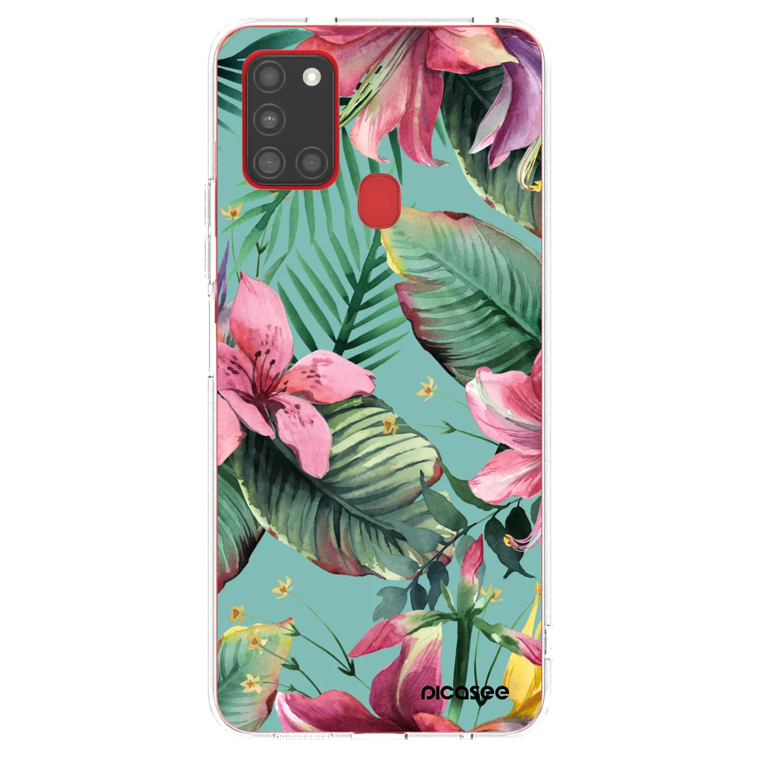 Picasee silikonowe przeźroczyste etui na Samsung Galaxy A21s - Hawaii