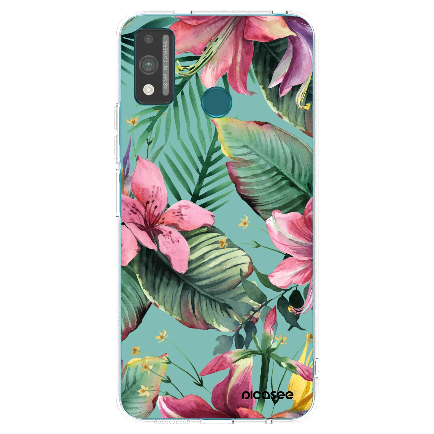 Picasee silikonowe przeźroczyste etui na Honor 9X Lite - Hawaii