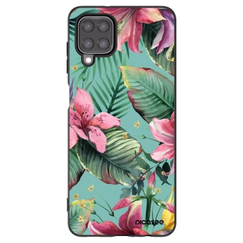 Picasee silikonowe czarne etui na Samsung Galaxy A12 A125F - Hawaii