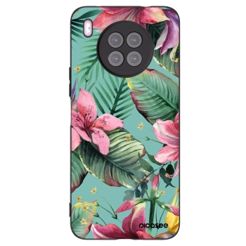 Picasee silikonowe czarne etui na Huawei Nova 8i - Hawaii