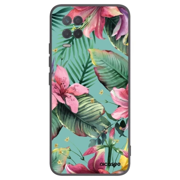 Picasee silikonowe czarne etui na Realme 8 5G - Hawaii