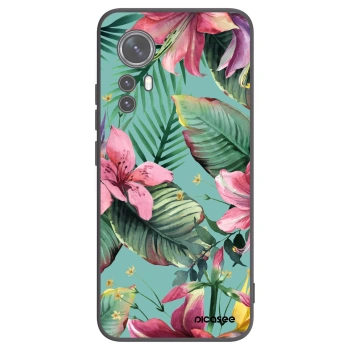 Picasee silikonowe czarne etui na Xiaomi 12X - Hawaii