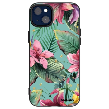 Picasee silikonowe czarne etui na Apple iPhone 14 Plus - Hawaii