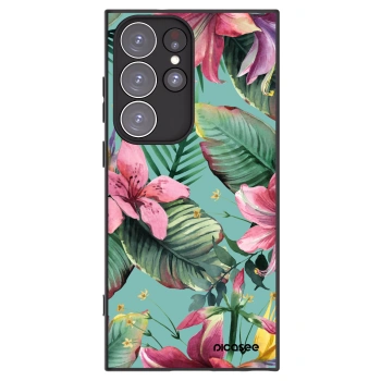 Picasee silikonowe czarne etui na Samsung Galaxy S23 Ultra 5G - Hawaii
