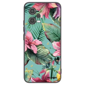 Picasee silikonowe czarne etui na Xiaomi Poco X5 - Hawaii