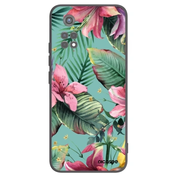 Picasee silikonowe czarne etui na Xiaomi Redmi Note 11S 5G - Hawaii