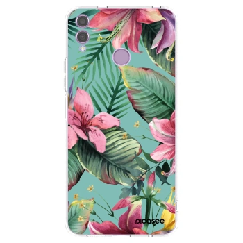 Picasee silikonowe przeźroczyste etui na Honor 8X - Hawaii