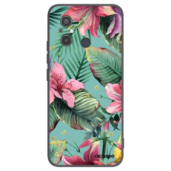 Picasee silikonowe czarne etui na Xiaomi Redmi 12C - Hawaii