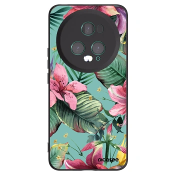 Picasee silikonowe czarne etui na Honor Magic5 Pro - Hawaii