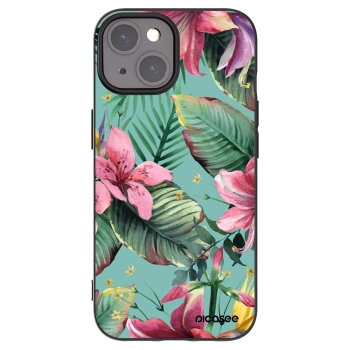 Picasee silikonowe czarne etui na Apple iPhone 15 - Hawaii