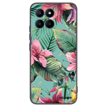 Picasee silikonowe czarne etui na Honor 70 Lite - Hawaii