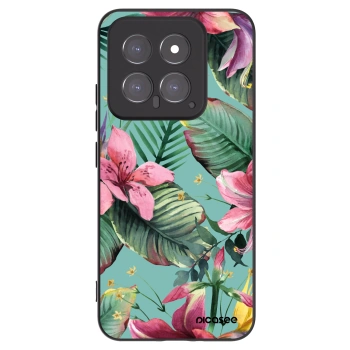Picasee silikonowe czarne etui na Xiaomi 14 - Hawaii