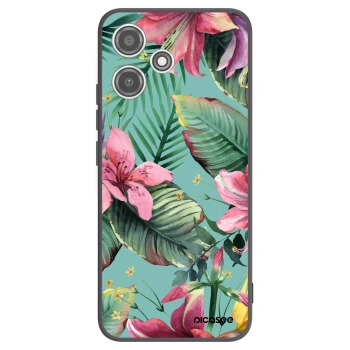 Picasee silikonowe czarne etui na Xiaomi Redmi 12 5G - Hawaii
