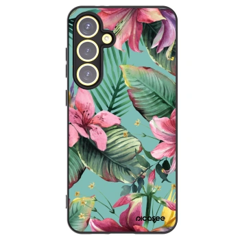 Picasee silikonowe czarne etui na Samsung Galaxy S24 FE S721B - Hawaii