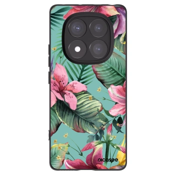 Picasee silikonowe czarne etui na Xiaomi Redmi Note 14 Pro 5G - Hawaii