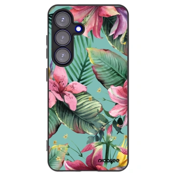 Picasee silikonowe czarne etui na Samsung Galaxy S25 5G - Hawaii