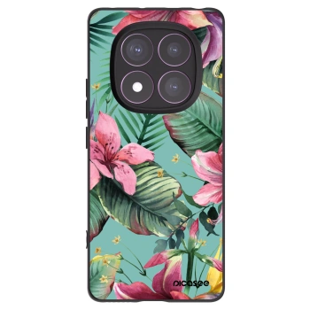 Picasee silikonowe czarne etui na Xiaomi Redmi Note 14 Pro 4G - Hawaii