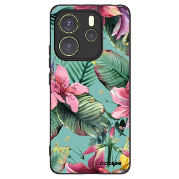Picasee silikonowe czarne etui na Xiaomi Redmi Note 14 4G - Hawaii