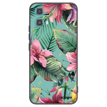 Picasee silikonowe czarne etui na Motorola Moto G34 5G - Hawaii