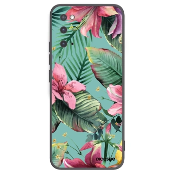 Picasee silikonowe czarne etui na Samsung Galaxy S20 G980F - Hawaii