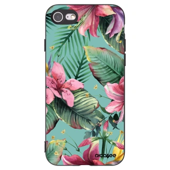 Picasee silikonowe czarne etui na Apple iPhone SE 2020 - Hawaii