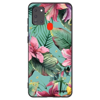 Picasee silikonowe czarne etui na Samsung Galaxy A21s - Hawaii
